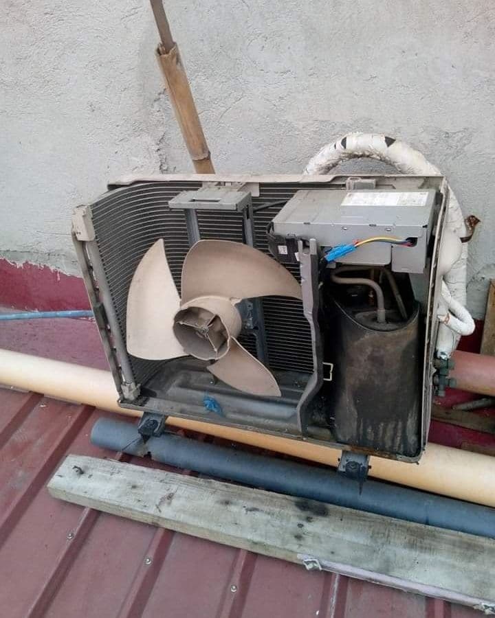 صيانة مروحة مكيف ومكثفات الكونتاكتور في الكويت